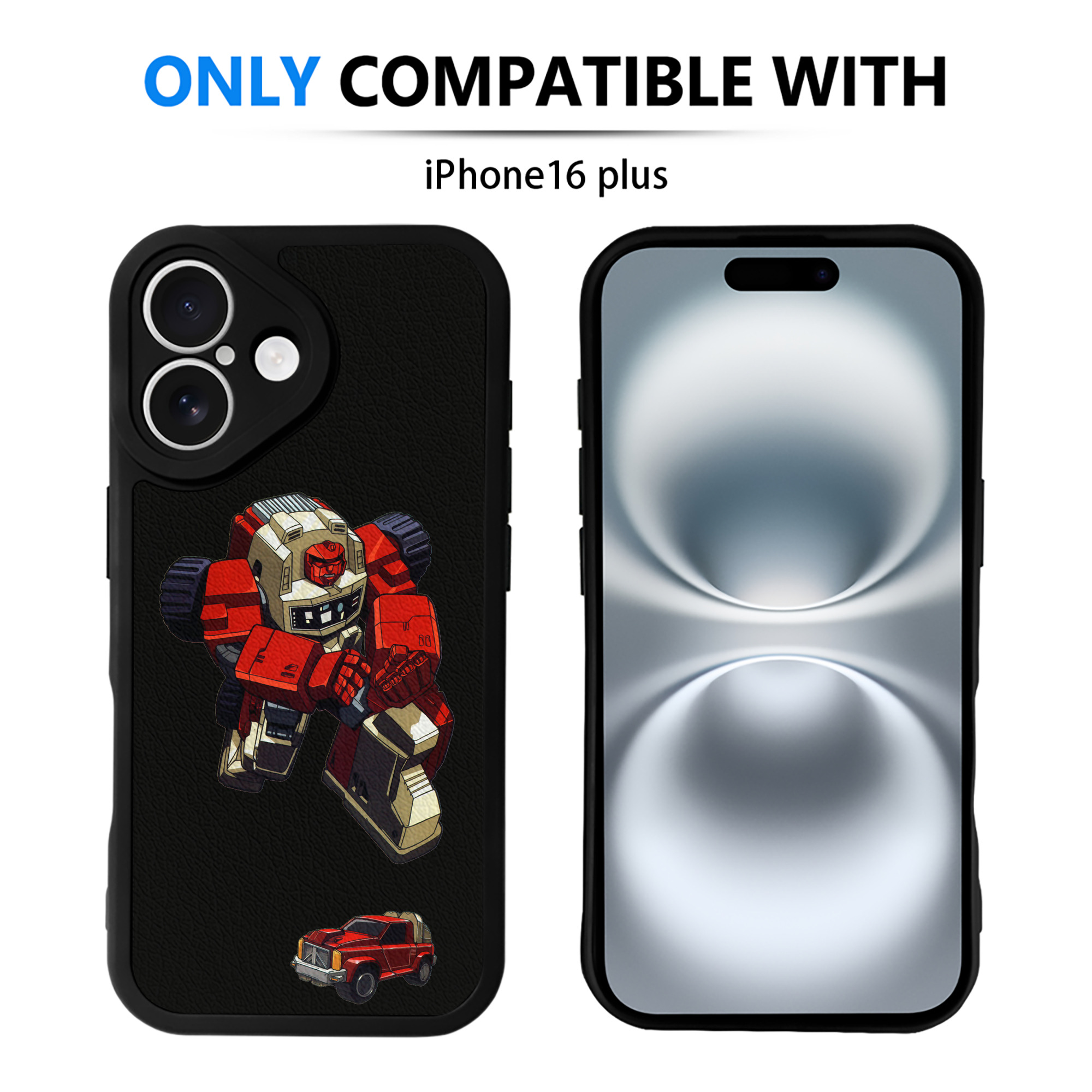 （画像用）  【iPhone 16シリーズ対応】シリコンスマホケース（レザー調） 材質：シリコン